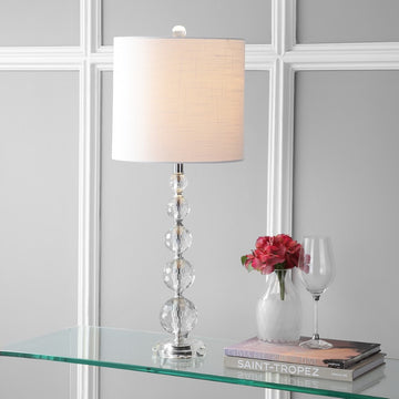 Nala 28.5" Crystal LED Table Lamp - JONATHAN Y